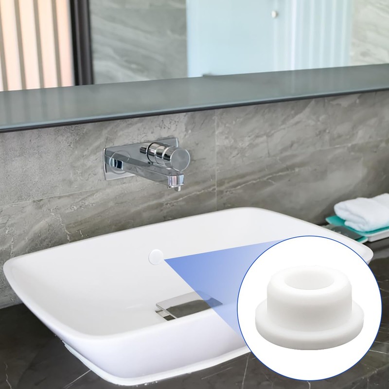 24 PCS Bathtub Jet Covers, 6 Sizes Silicone Hole Plug,