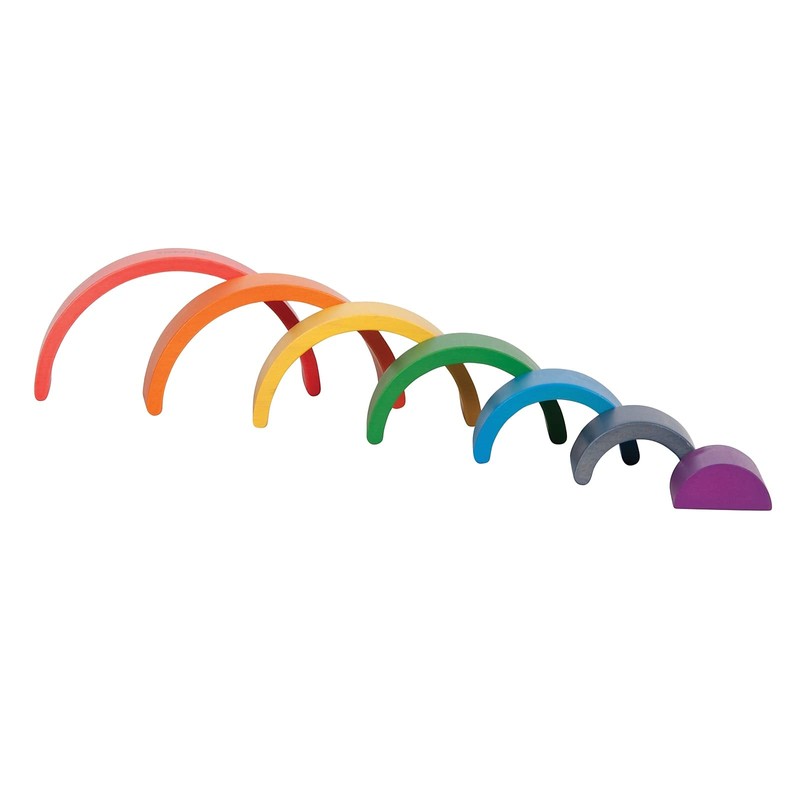 TickiT Wooden Rainbow Architect Arches - Nesting Puzzle - Stacking