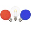 Novelty Lights 25 Pack G50 LED Plastic Flex Filament Outdoor