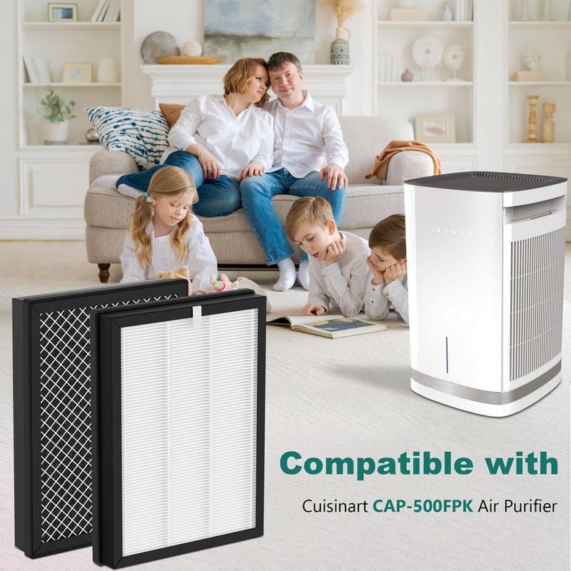CAP-500FPK Replacement Filters Compatible with Cuisinart CAP-500 Air Purifier, H13