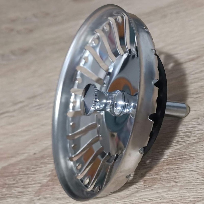 Kitchen Sink Strainer,YMWALK Stainless Steel Sink Strainer Plug,Dual Function Basket