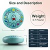 Rain Drum for Outside Garden, Steel Tongue Drum 6.8 Inch