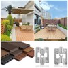 Hidden Fastener Clips, 100 Packs Hidden Deck Fasteners Stainless Steel
