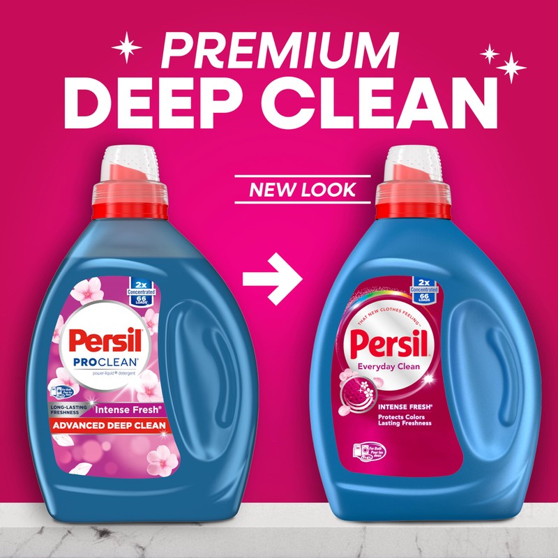 Persil Laundry Detergent Liquid, Intense Fresh Scent, High Efficiency (HE),
