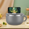 Ramen Bowl With Lid - 1200ml Instant Noodle Cooker With