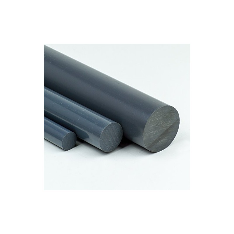 PVC/Plastic/Diameter 12 mm Grey in Different Lengths – Length 25