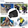 WERFORU Men's Nylon Belt, Military Tactical Belts Breathable Webbing Canvas