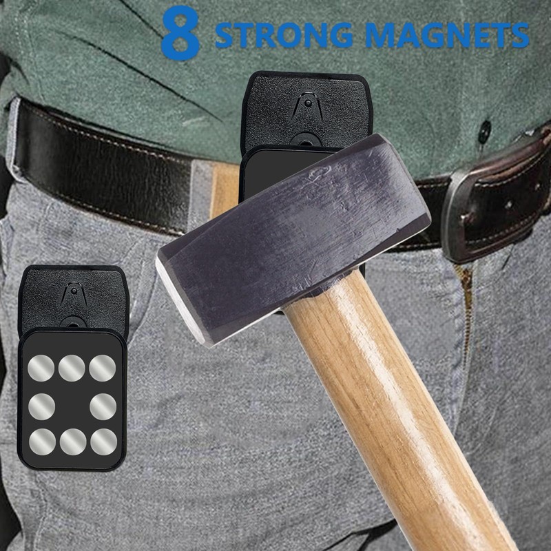 Xuoxeji Strong Magnetic Tool Holder, Heavy-Duty Magnet Belt Clip, Magnetic