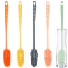 Silicone Bottle Brush 5PCS Cup Brushes 10.62" Long Handle Bottle