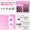Pestañas Postizas Diy Curl D Mix 8-16mm 30d 40d 80d