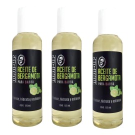 Aceite De Bergamota 125 Ml Crece Barba Y Bigote Kit 3