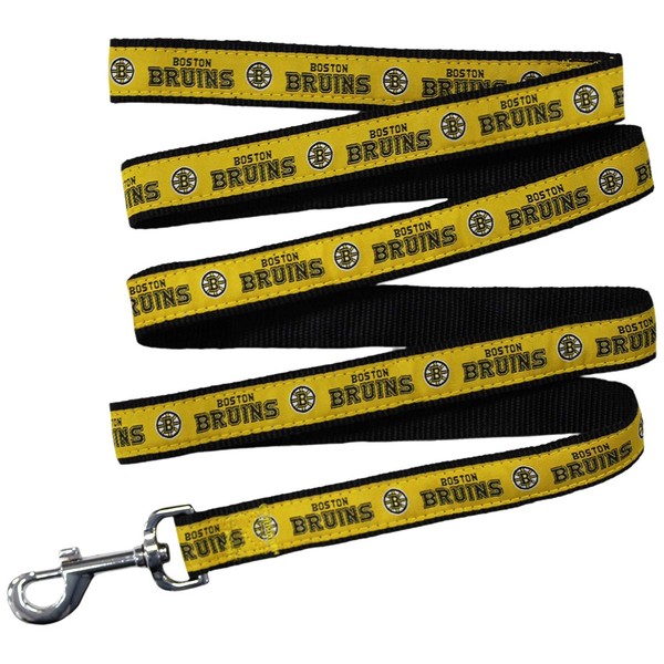 Pets First BRU-3031-LG Boston Bruins Leash, Large