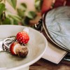 WILDLIFEGARDEN WG4708 Key Chain Toadstool - Hand Carved Wooden Key