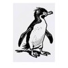 'Southern Rockhopper Penguin' Temporary Tattoo - Water Resistant, Skin-Safe, Non-Toxic