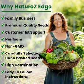 Lettuce Seeds for Planting, Red Romaine Lettuce, Bibb Butter Lettuce, Black Seeded Simpson, Green Ice Iceberg Lettuce, Non-GMO…