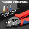 Ferrule Crimping Tool Kit, Wire Ferrule Kit with 1200Pcs Wire