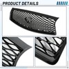 KUAFU Front Bumper Grill Compatible With 2014-2017 Infiniti Q50 All