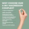Magnesium Glycinate Capsules 1300mg | 4-in-1 Complex | 8 Hour