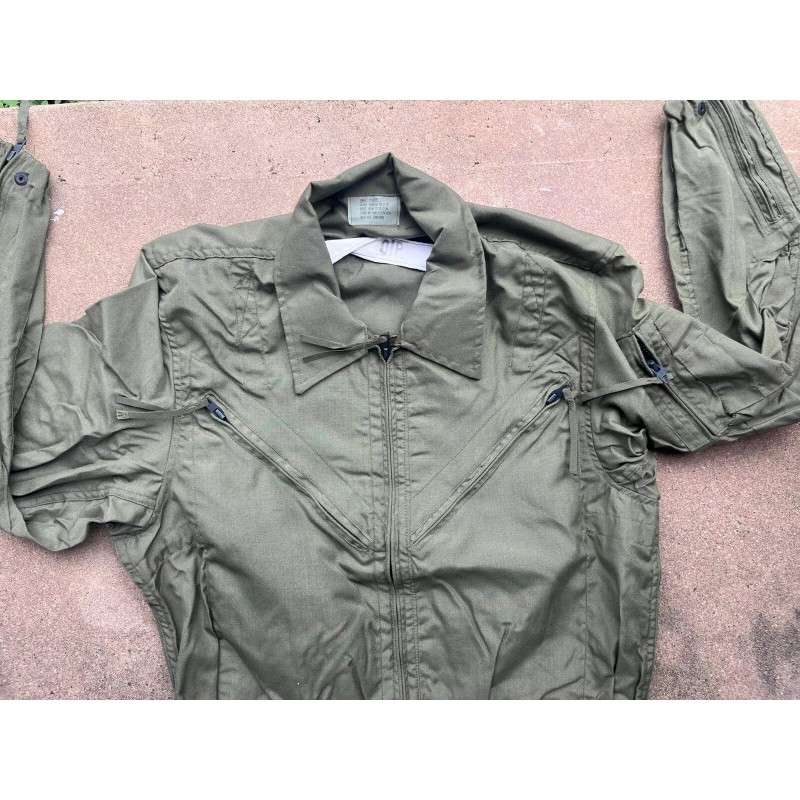 USGI Combat Vehicle Crewmen's Coveralls Fire Resistant Size Small OD