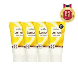 On The Body The Natural 온더바디 더내추럴 산뜻 레몬 클렌징폼 120g x 4개 On the Body The Natural Refreshing Lemon Cleansing Foam 120g x 4 pcs