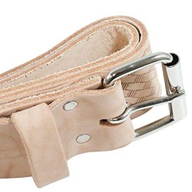 All-Wall 2" Leather Work Belt - Ideal for Drywall and Construction Tool Pouches