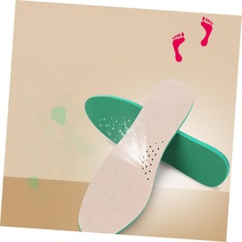 Ipetboom 1Pair Ultra Thin Breathable Leather Insoles Pigskin Absorption Insoles for Athletic Casual Shoes Sweat Absorbing Inner Sole Pads for Comfort Support