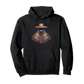 Black Panther El Squatcho Poncho Western Black Panther Party Pullover Hoodie