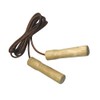 Tunturi Unisex Jump Leather Skipping Rope, Brown, One Size
