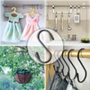 10 Pack 3" Heavy Duty Vinyl Coated S-Hooks for Hanging