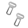 2pcs Car Seat Belt Restraints Connector Cat Pet Dog Auto
