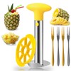 Easy Kitchen Tool Stainless Steel Pineapple Peeler Corer Slicer Cutter