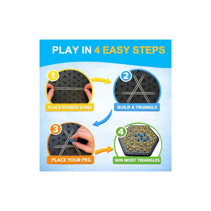 Strategy Board Game for Family Game Night - Fun Triangle