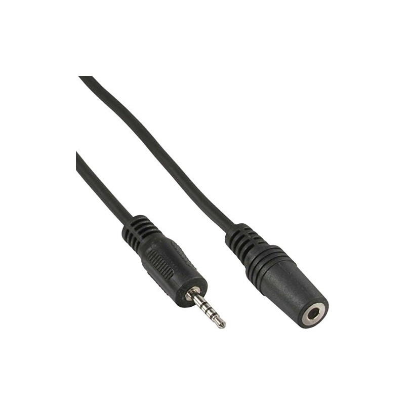 InLine® 0.2m 4Pin 2.5mm Male to 4pin 3.5mm Female Audio