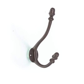 Antikas - Coat Hook for Antique Wardrobe, Hat Hook, Acorn Like Antique - Iron