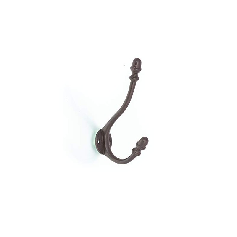 Antikas - Coat Hook for Antique Wardrobe, Hat Hook, Acorn