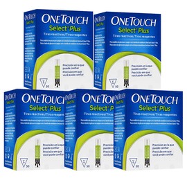 Onetouch Select Plus Paquete Con 250 Tiras Para Glucómetro