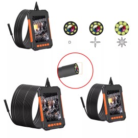 Mignova Industrial Endoscope 1080P HD 4.3'' Screen Borescope Inspection Snake Camera USA - 10M