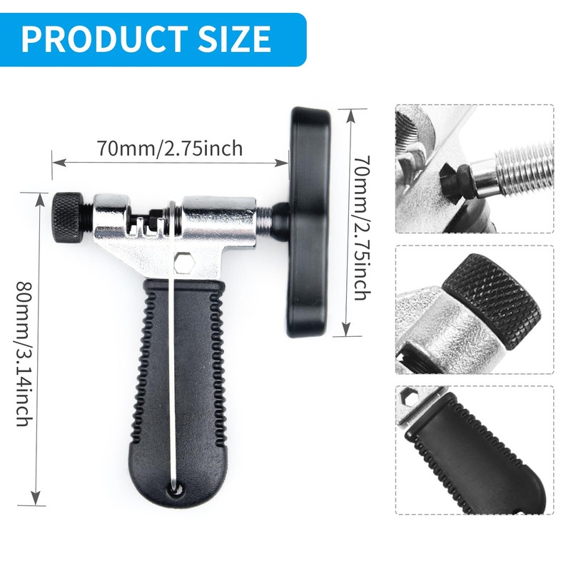 Zovator Bicycle Chain Removal Reusable Bicycle Tool Bicycle Chain Breaker
