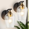 Hamilyeah Gold Wall Sconces Set of 2, Black Sconces Wall
