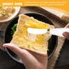 2 Pcs Butter Knife Cheese Spreader Knives 5 Inch Butter