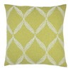 Paoletti Olivia Cushion Cover, Citron, 45 x 45cm