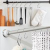 Glamified S Hooks for Hanging Clothes (10 Pack), Stainless Steel