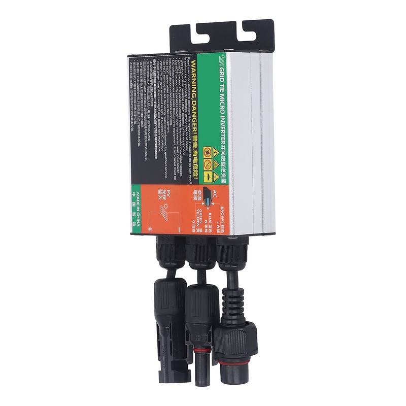 MPPT Solar Grid Tie Inverter Pure Sine Waving Aluminium Alloy
