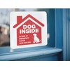 Sticky Expressions | Dog Inside Sticker (4 Pack), Size 3.5x3.5