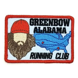 Retro Greenbow Alabama Running Club Forest Gump Movie Patch Vintage Style Retro