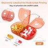 Jasezeo Pill Organizer 2 Times A Day, 7 Day Am