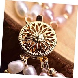 STOBOK 8pcs Necklace Layering Clasps Necklace Separator for Multi Strand Jewelry Elegant Buckle for Styles Easy to Use Connector