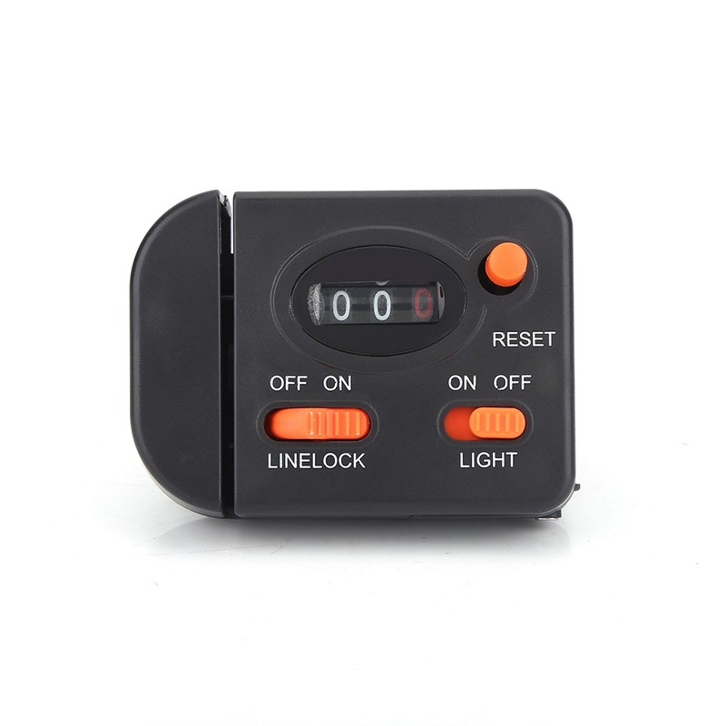 Professional Clip on Rod Fishing Line Counter Depth Finder Digital