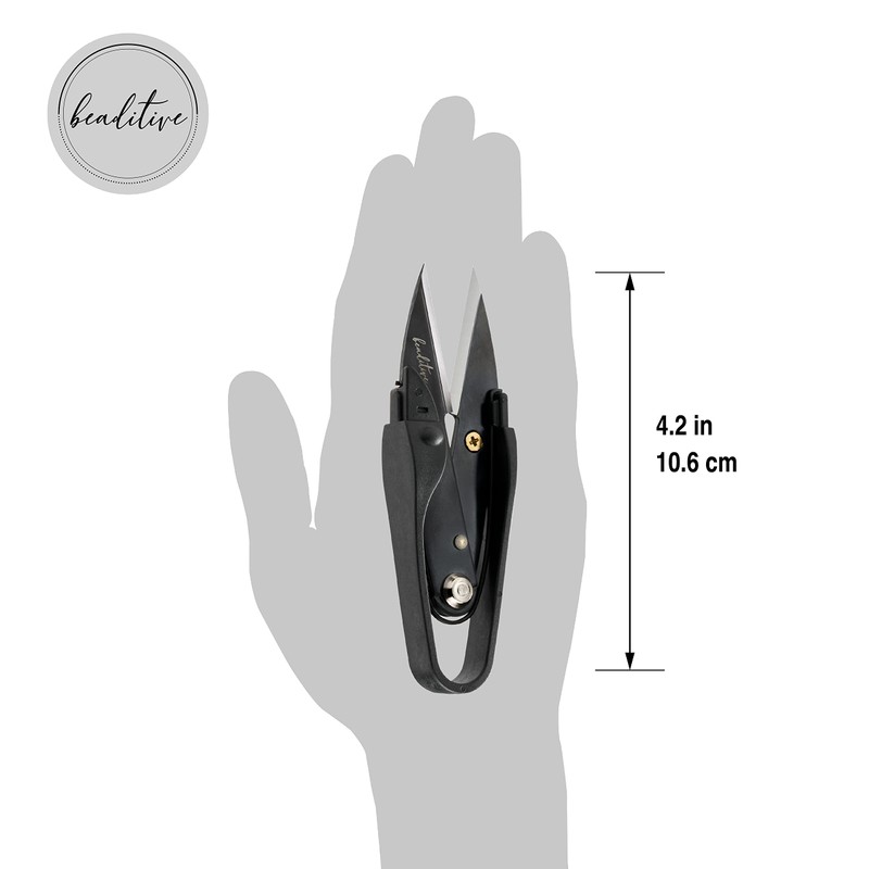 Beaditive Premium Thread Scissors - Thread Yarn Embroidery Cutter for