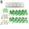 ICI Dinkle Assembly DK2.5N-GN 10 Gang Box Connector DIN Rail